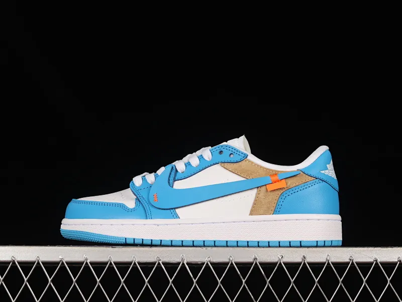 All categories Air Jordan Jordan series basketball shoes Air Jordan 1 Low Air Jordan 1 Low AJ1 Joe 1 white and blue low-top casual sneakers CZ0790-148